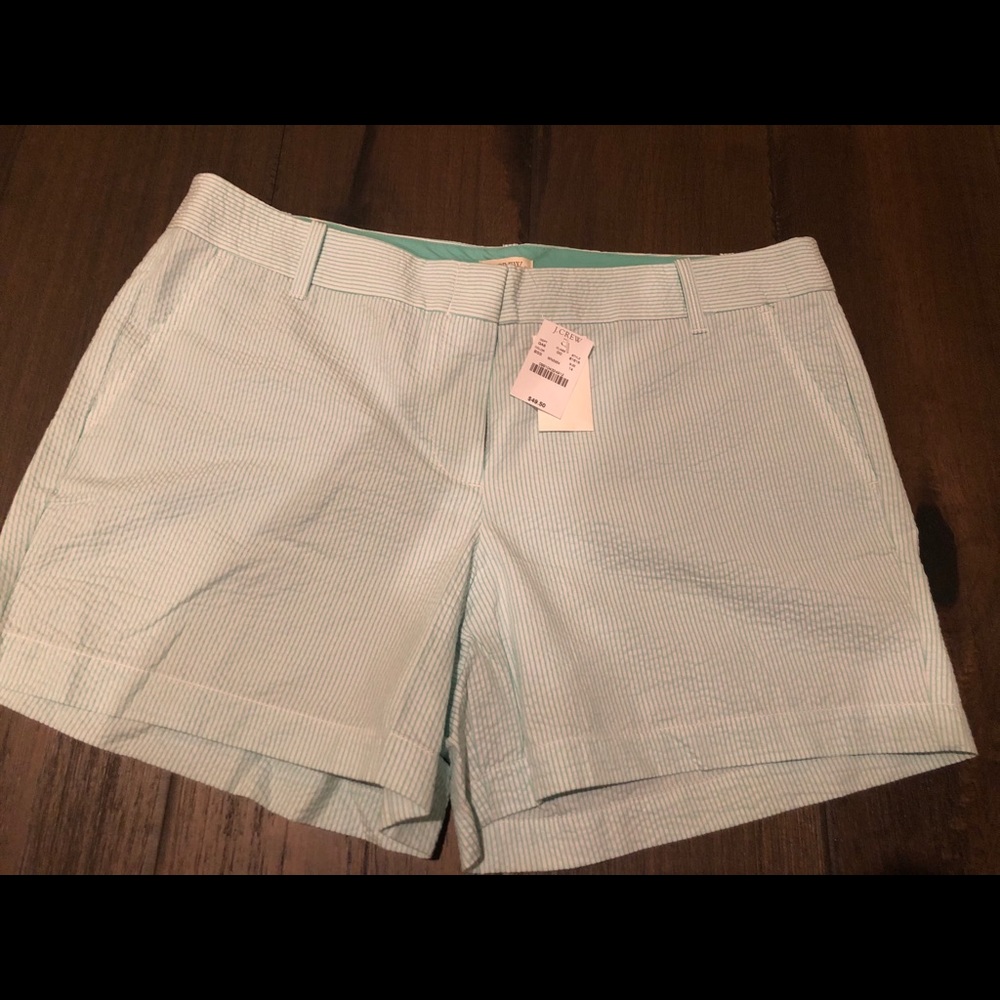 New JCREW City Fit Shorts Size 14 Mint